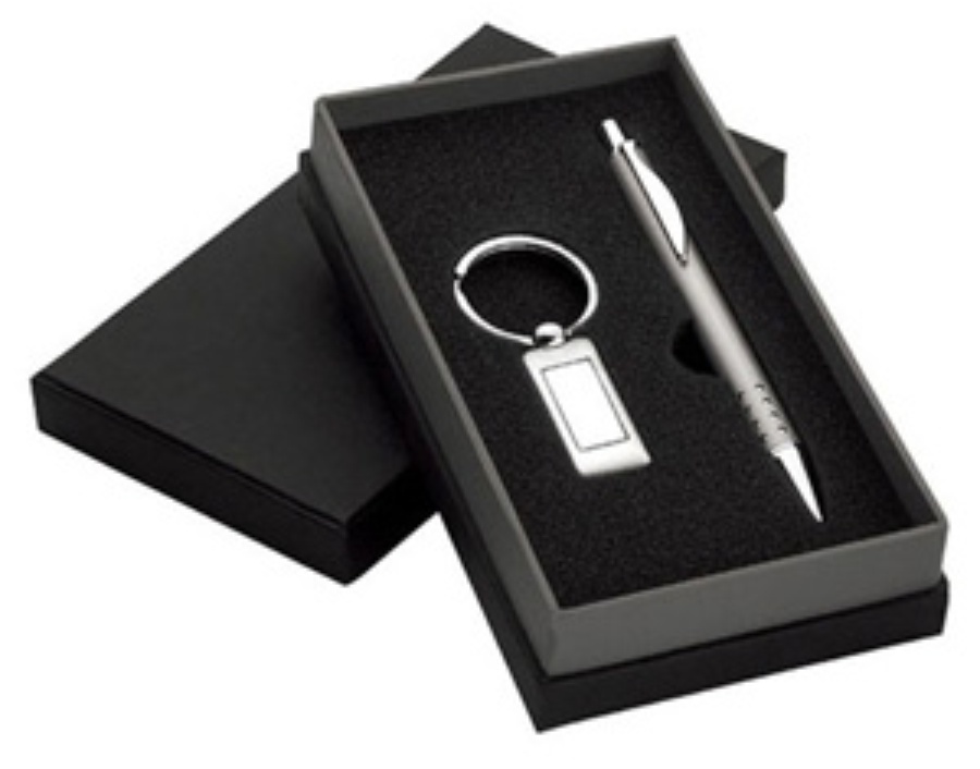 SET: LLAVERO CON PLUMA E413